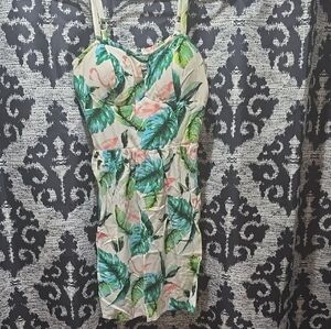 Tropical Print Women's Dress
